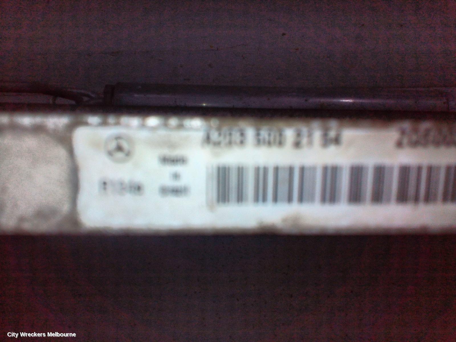MERCEDES CLC CLASS A/C CONDENSER, CL203, 08/2008 - 03/2011