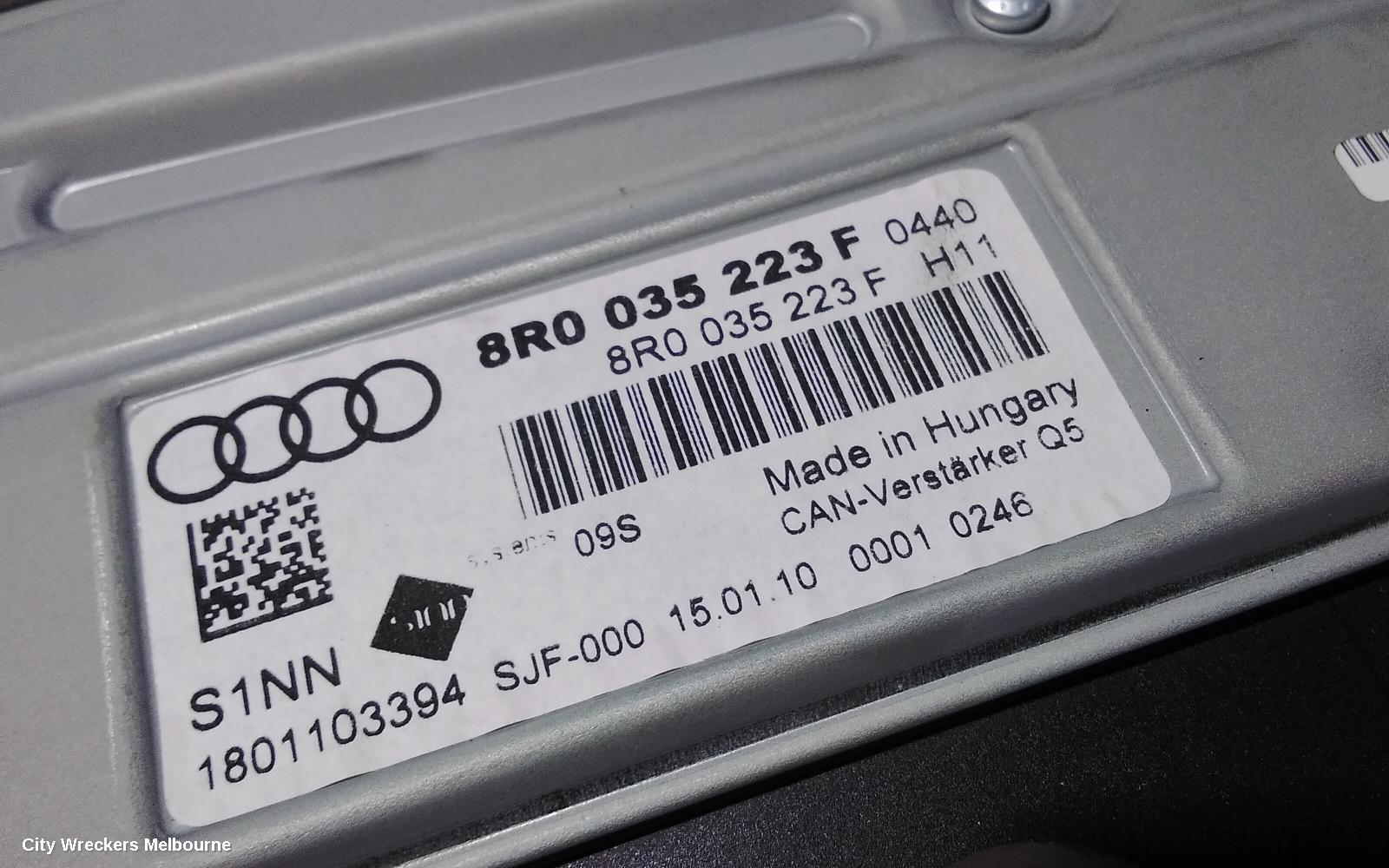 AUDI Q5 RADIO/CD/DVD/SAT/TV, AMPLIFIER, 8R, 03/2009 - 01/2017
