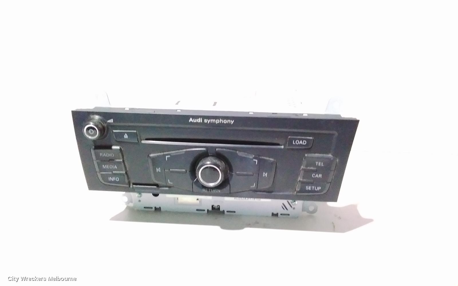 AUDI Q5 RADIO/CD/DVD/SAT/TV, HEAD UNIT, SYMPHONY, 8R, 03/2009 - 07/2012