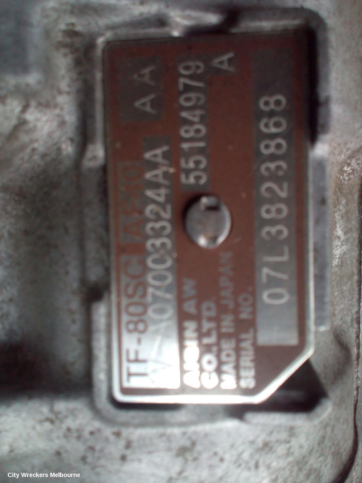 ALFA ROMEO 159 TRANS/GEARBOX, AUTO, 5 SPEED, SELESPEED TYPE, 06/2006 - 01/2012