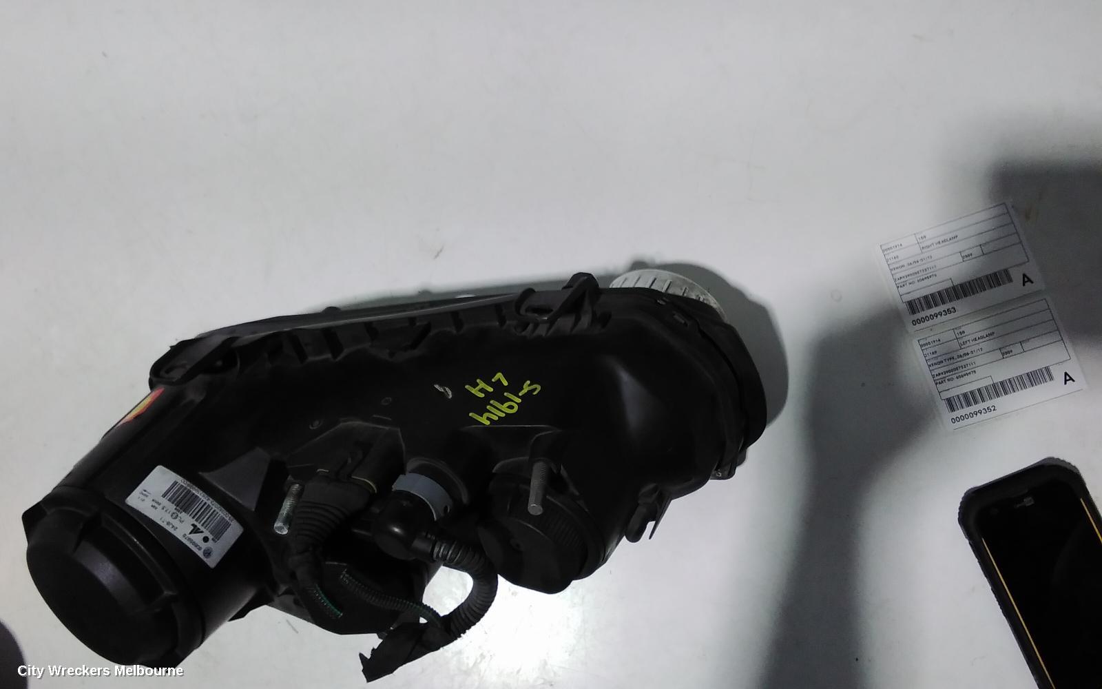 ALFA ROMEO 159 LEFT HEADLAMP, XENON TYPE, 06/2006 - 01/2012