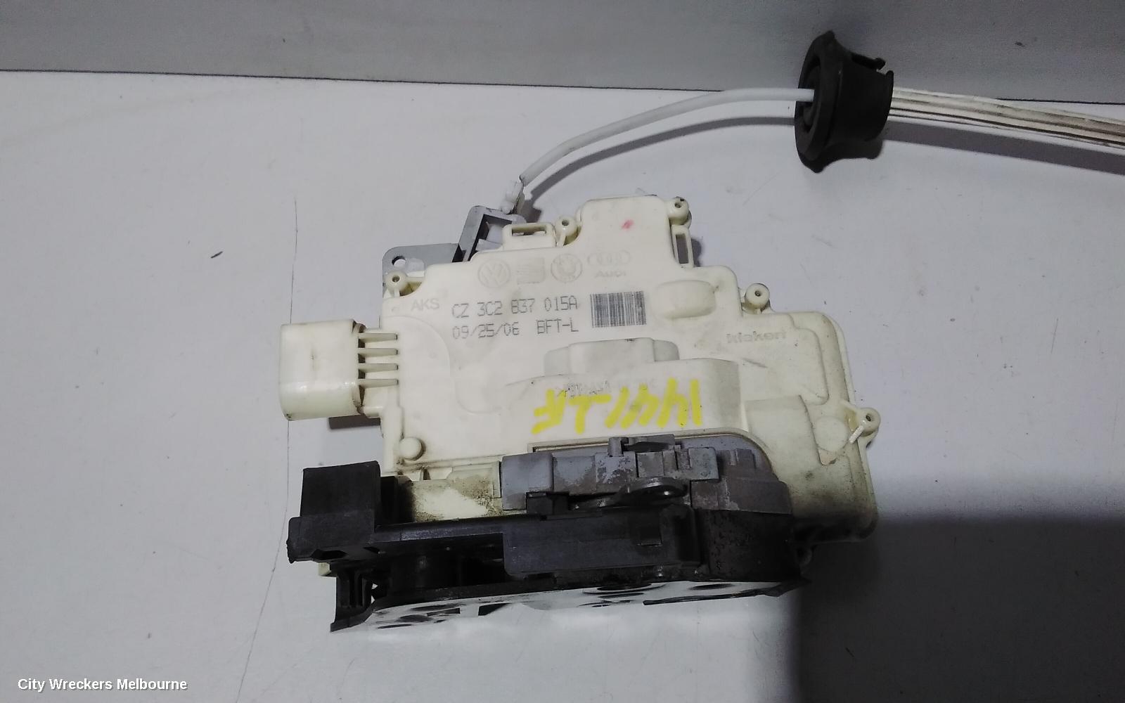 AUDI Q7 DOOR/BOOT/GATE LOCK, LEFT FRONT DOOR LOCK, 4L, P/N 3C2837015A, 09/2006 - 11/2009