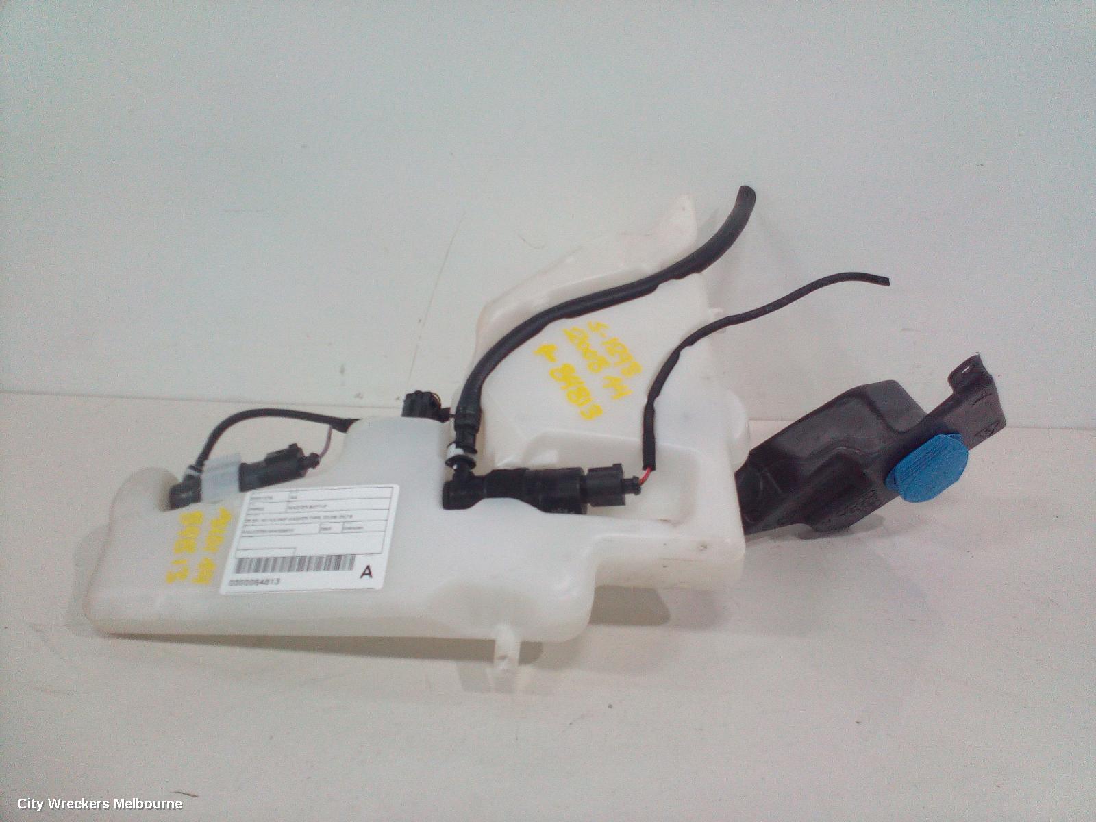 AUDI A4 WASHER BOTTLE, B8 8K, W/ H/LAMP WASHER TYPE, 02/2008 - 09/2015