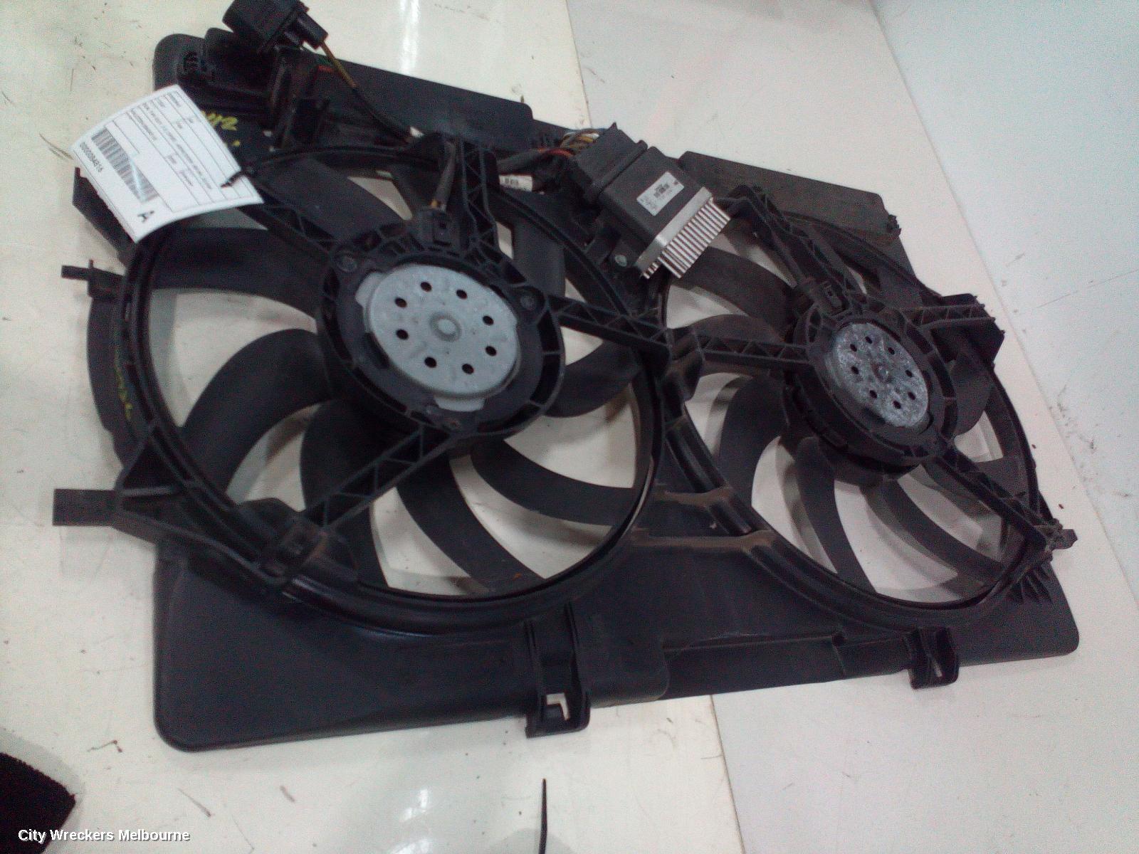 AUDI A4 FAN, DUAL FAN ASSY, 2.0, DIESEL, 400W/200W, B8 8K, 02/2008 - 09/2015