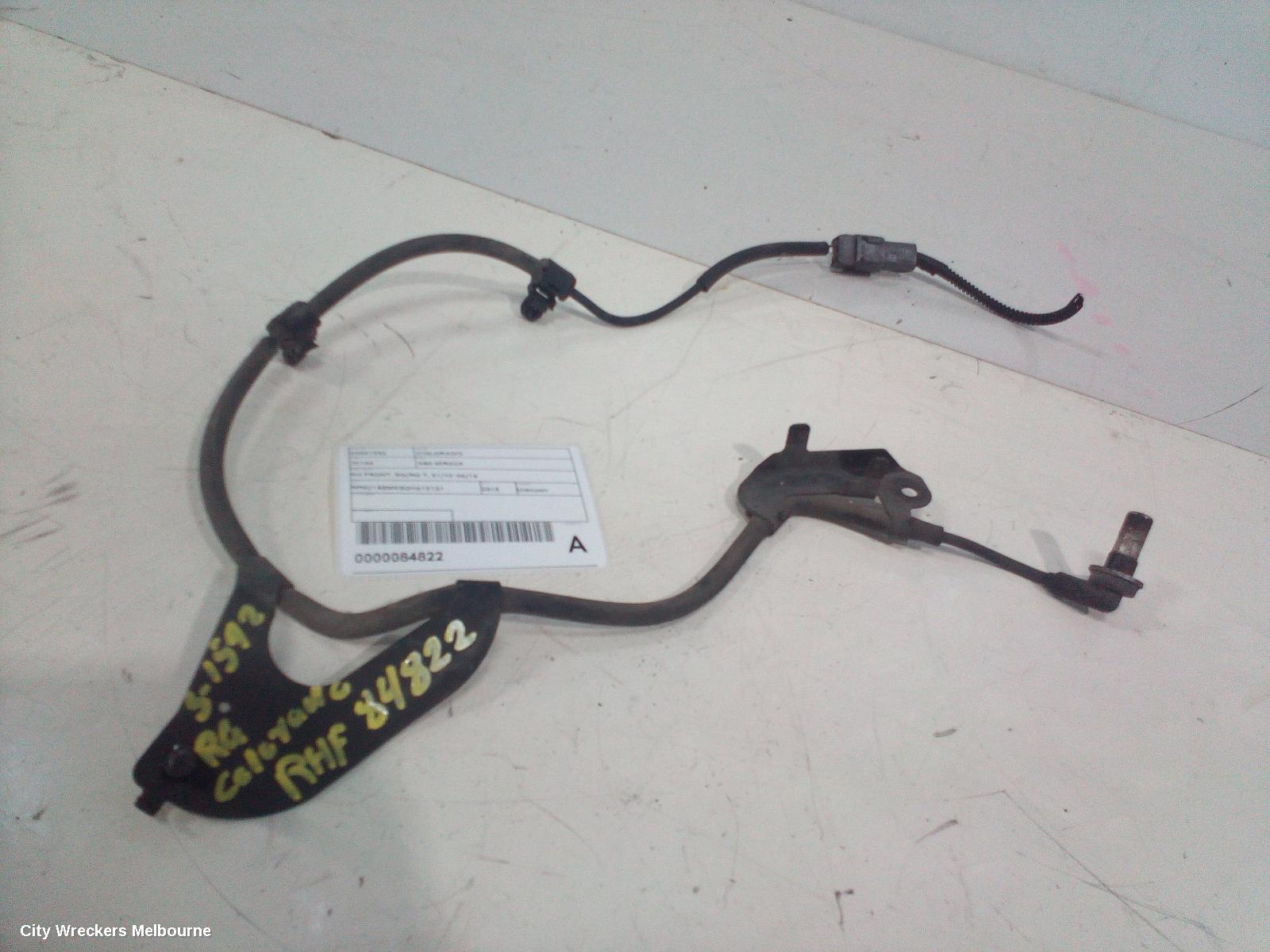 HOLDEN COLORADO ABS SENSOR, RH FRONT, RG/RG 7, 01/2012 - 06/2016