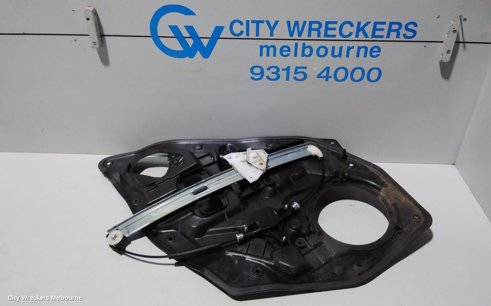MAZDA 2 LEFT REAR WND REG/MOTOR, DE SERIES, POWER, 5DR HATCH, 09/2007 - 09/2014