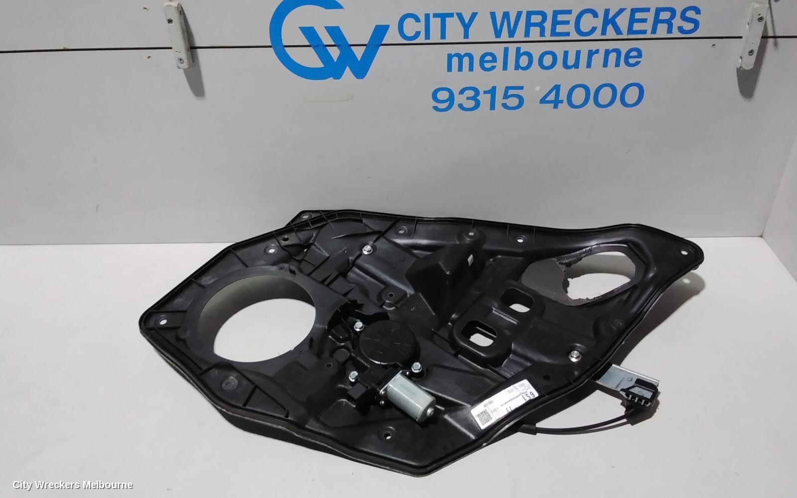 MAZDA 2 LEFT REAR WND REG/MOTOR, DE SERIES, POWER, 5DR HATCH, 09/2007 - 09/2014