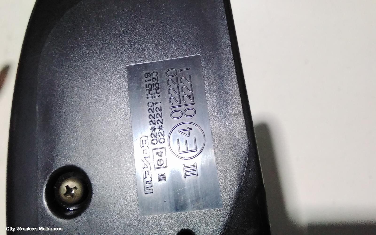 MAZDA 6 LEFT DOOR MIRROR, GG/GY, 3 WIRE TYPE, 09/2002 - 02/2008