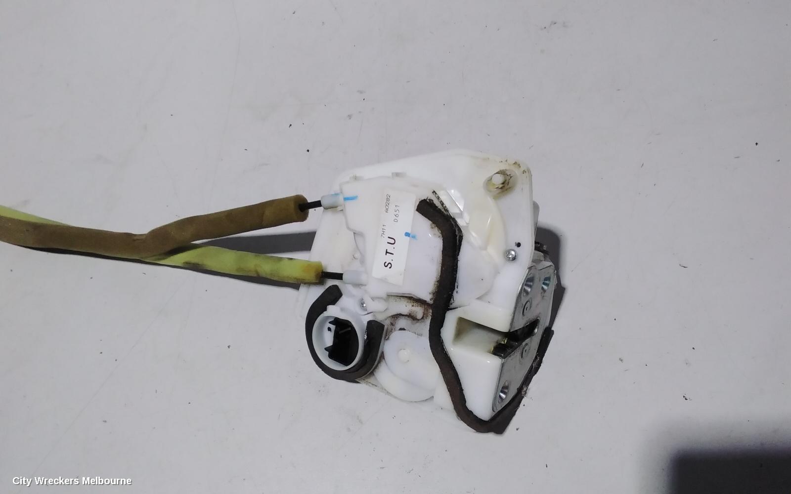 MAZDA 2 DOOR/BOOT/GATE LOCK, LEFT REAR DOOR LOCK, DE SERIES, 09/2007 - 09/2014