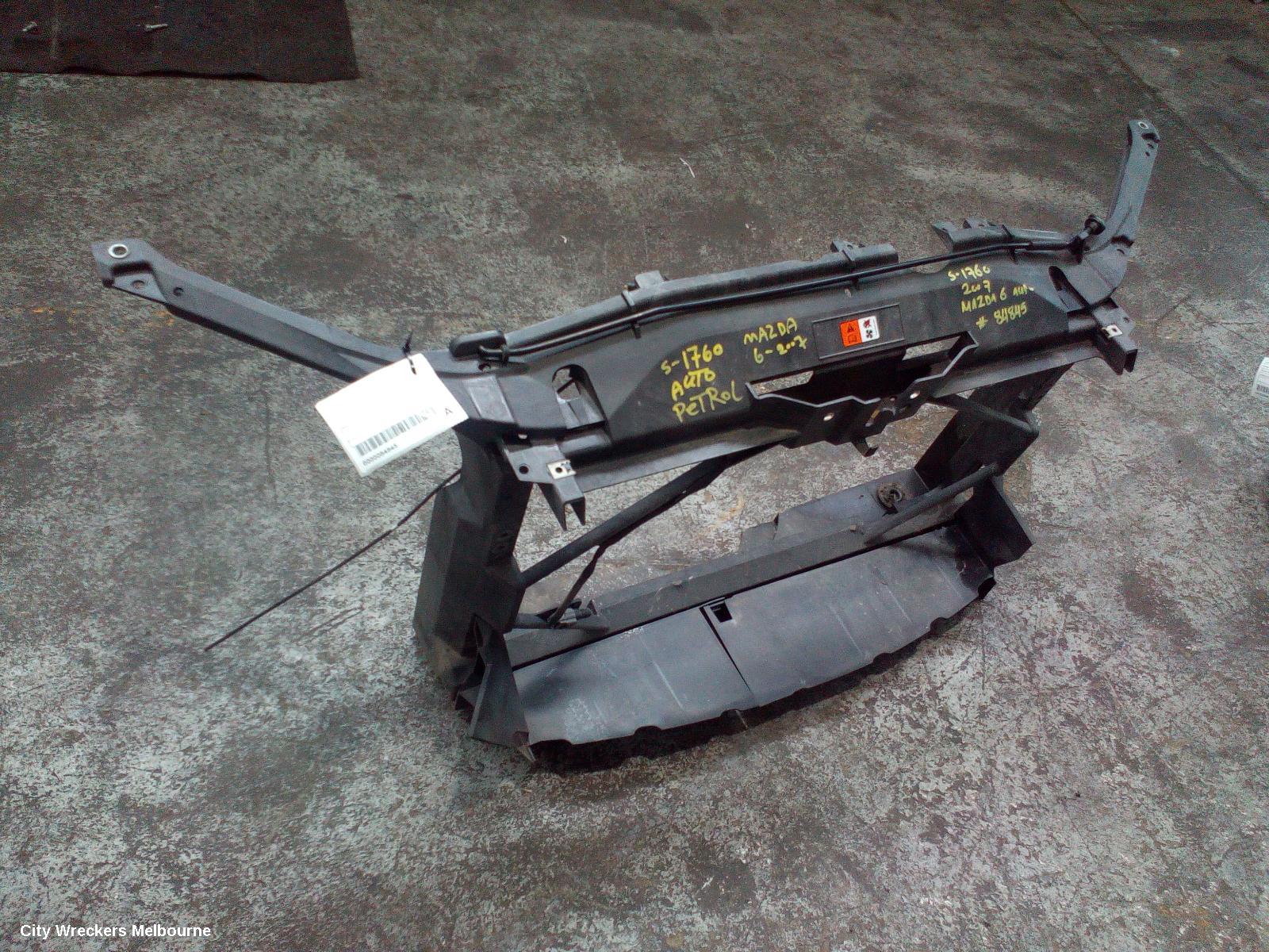 MAZDA 6 RADIATOR SUPPORT, GG/GY, PLASTIC- BOLTS ON, 09/2002 - 01/2008