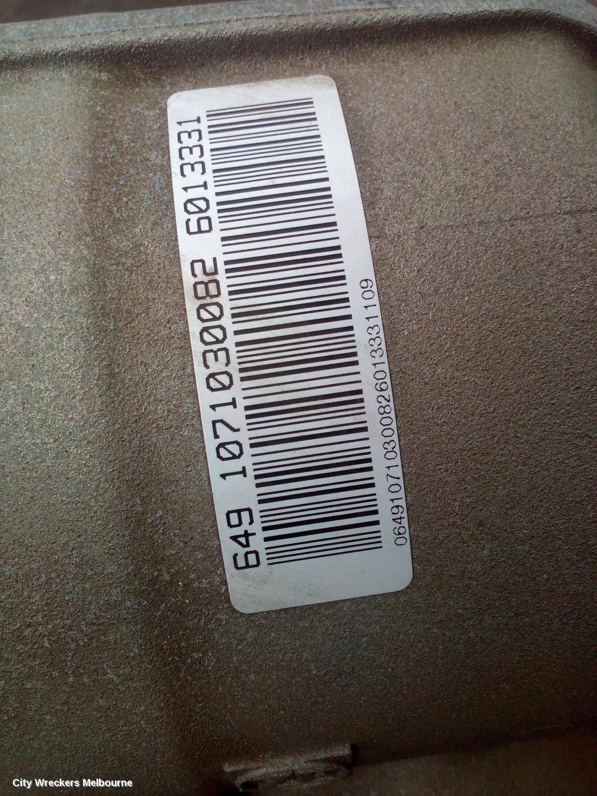 BMW 3 SERIES TRANS/GEARBOX, AUTO, DIESEL, 2.0, 320D, TURBO, M47N2/N47/N47N, E90/E91/E92/E93, GA6HP19Z CODE, 03/2005 - 09/2013