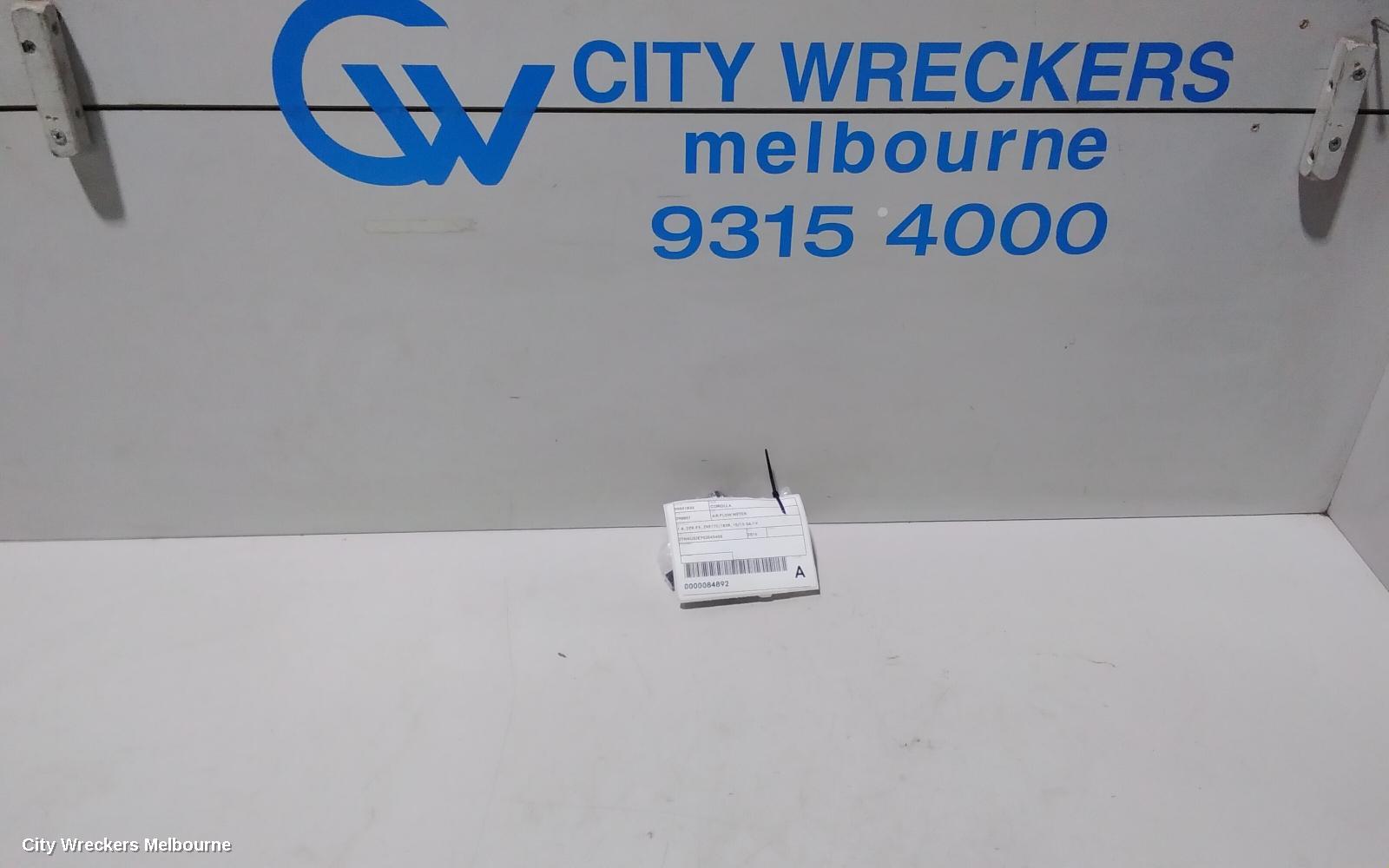 TOYOTA COROLLA AIR FLOW METER, 1.8, 2ZR-FE, ZRE172/20182R, 10/2012 - 06/2019