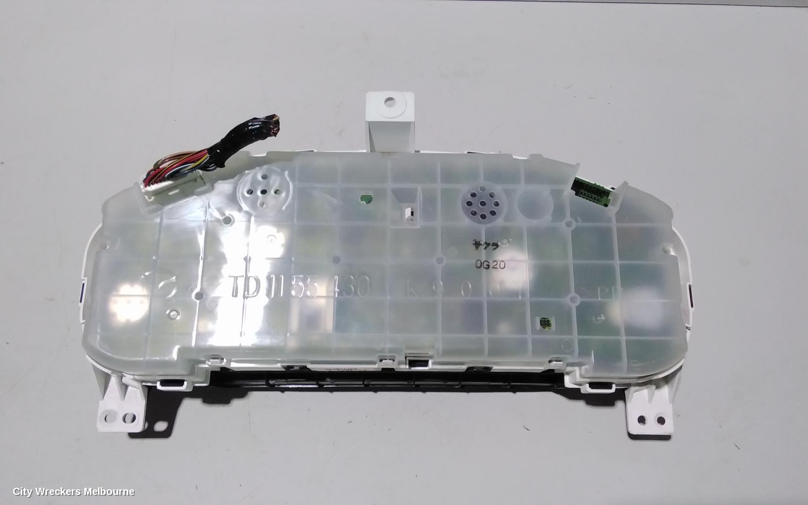 MAZDA CX9 INSTRUMENT CLUSTER, INSTRUMENT CLUSTER, AUTO T/M, LUXURY/GRAND TOURING/CLASSIC, TB, 12/2007 - 12/2015