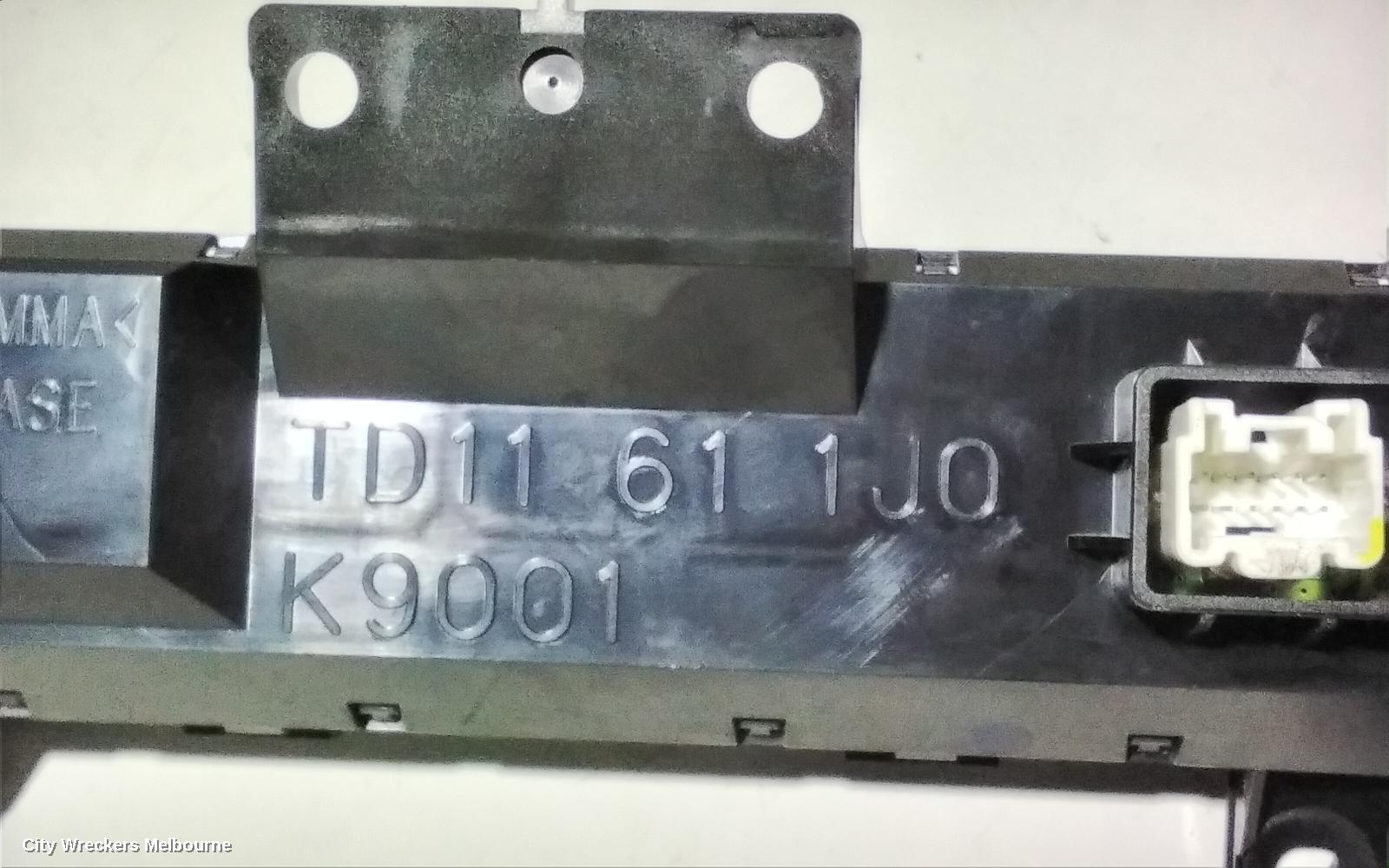 MAZDA CX9 CLOCK, TB, 12/2007 - 12/2015
