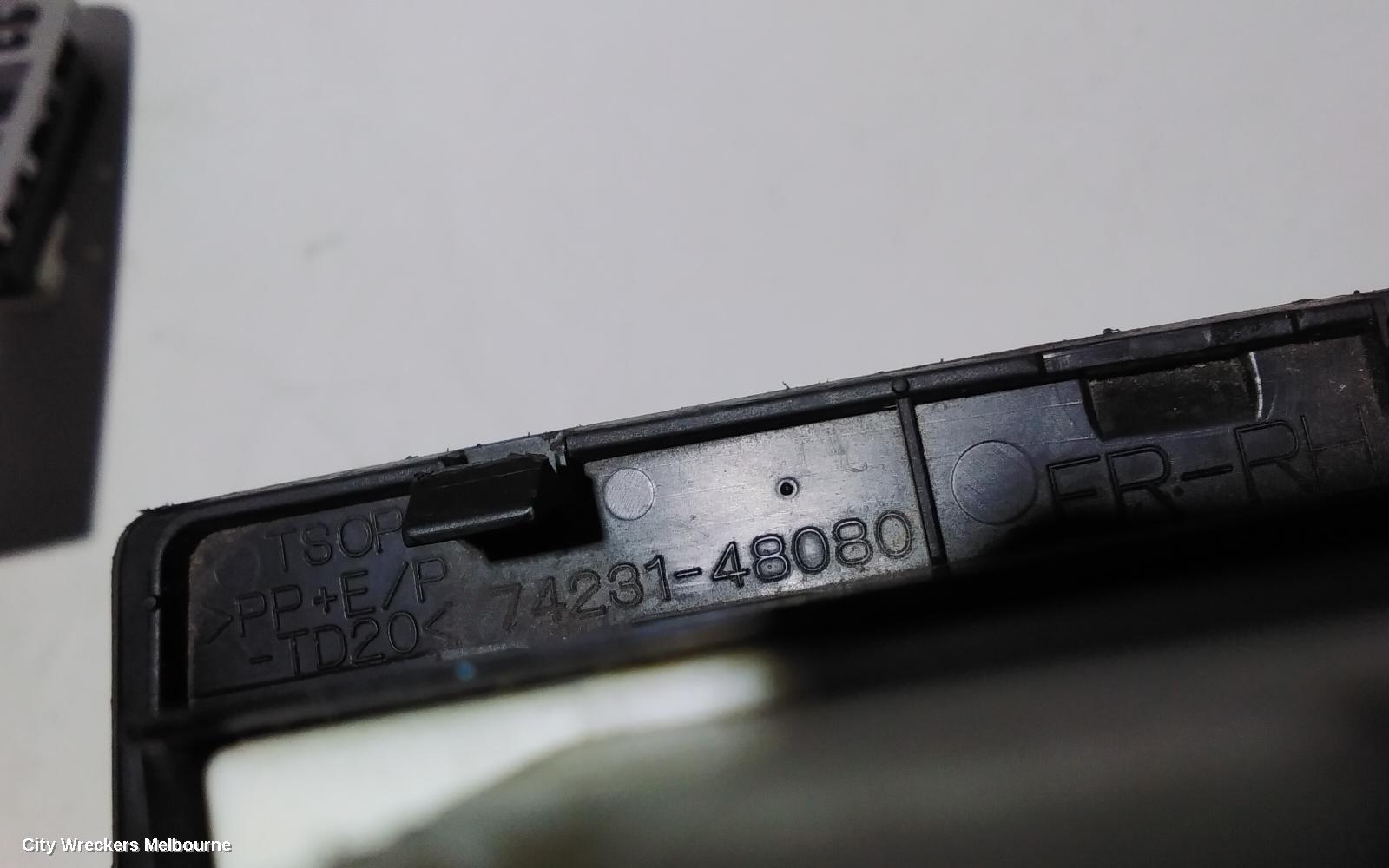 TOYOTA CAMRY PWR DR WIND SWITCH, RH FRONT (MASTER SWITCH), ASV50/AVV50, 12/2011 - 10/2017