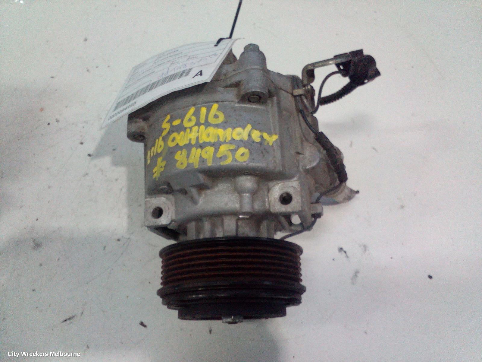 MITSUBISHI OUTLANDER A/C COMPRESSOR, ZJ-ZL, 2.0, PETROL, HYBRID, 03/2014 - 07/2020