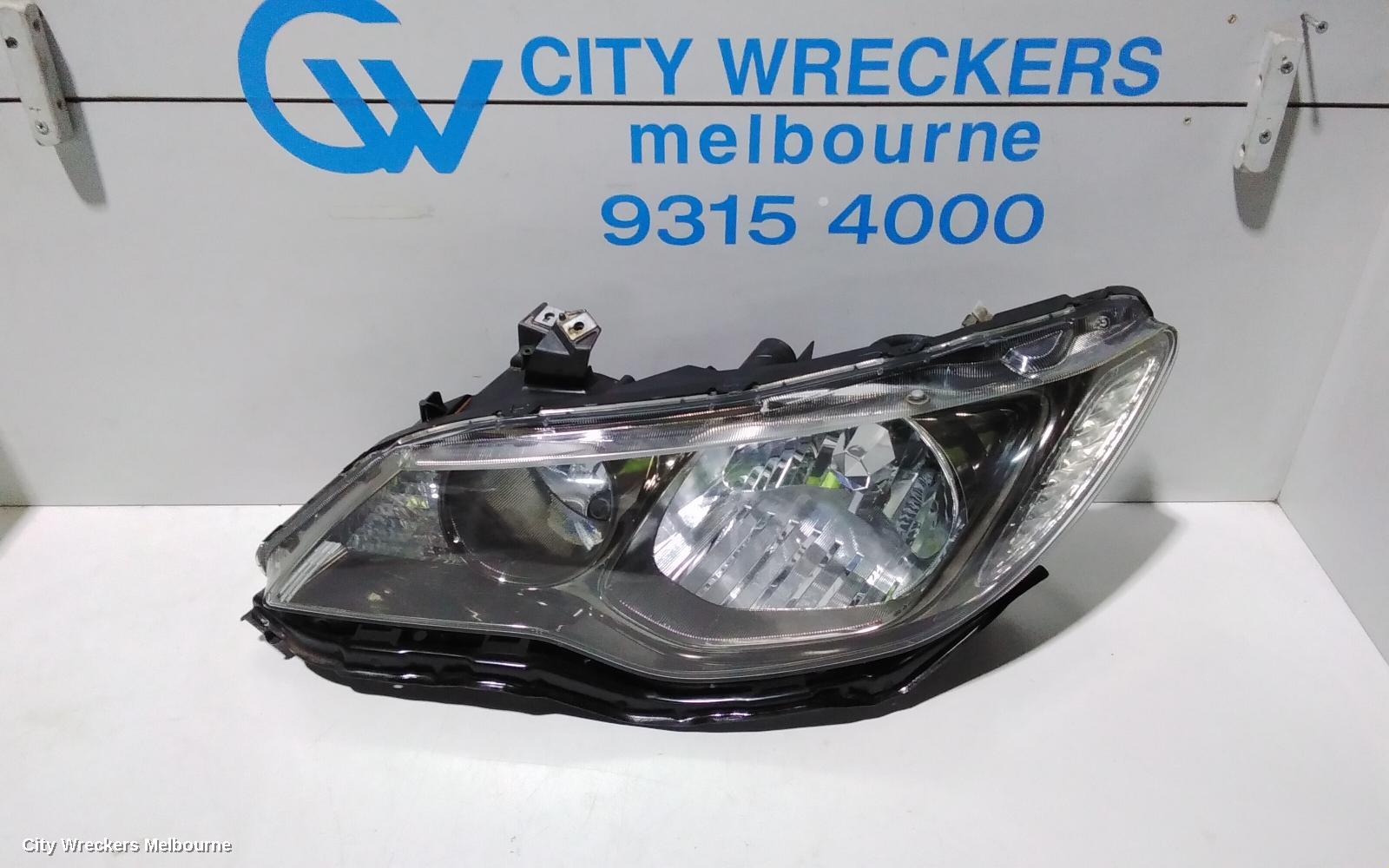 HONDA CIVIC LEFT HEADLAMP, 8TH GEN, SEDAN, 01/2009 - 12/2011