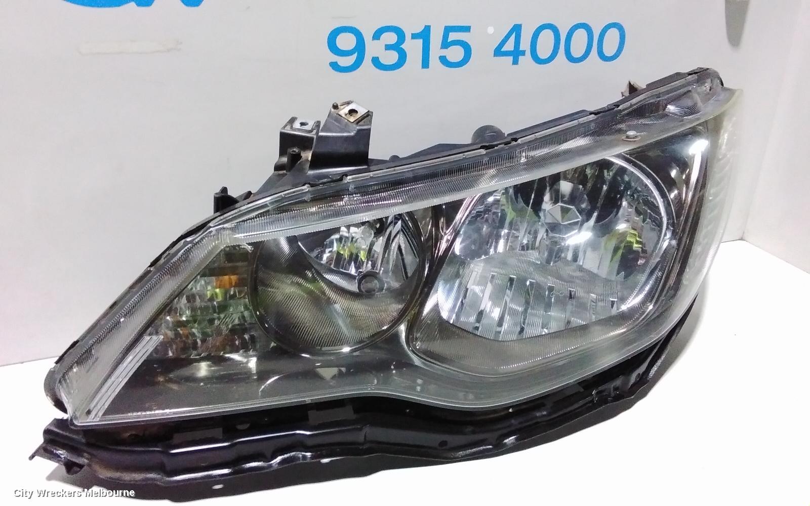HONDA CIVIC LEFT HEADLAMP, 8TH GEN, SEDAN, 01/2009 - 12/2011