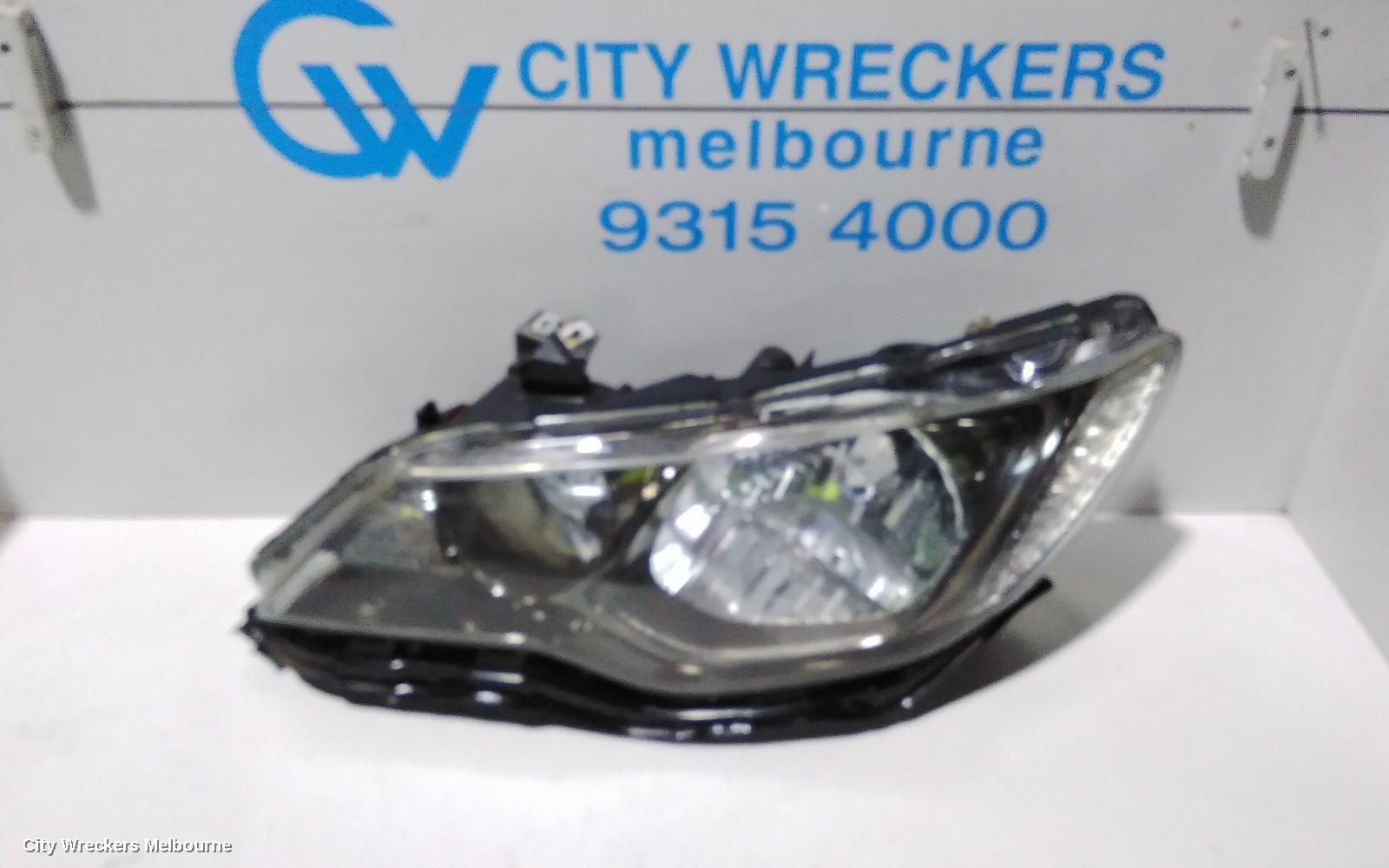 HONDA CIVIC LEFT HEADLAMP, 8TH GEN, SEDAN, 01/2009 - 12/2011