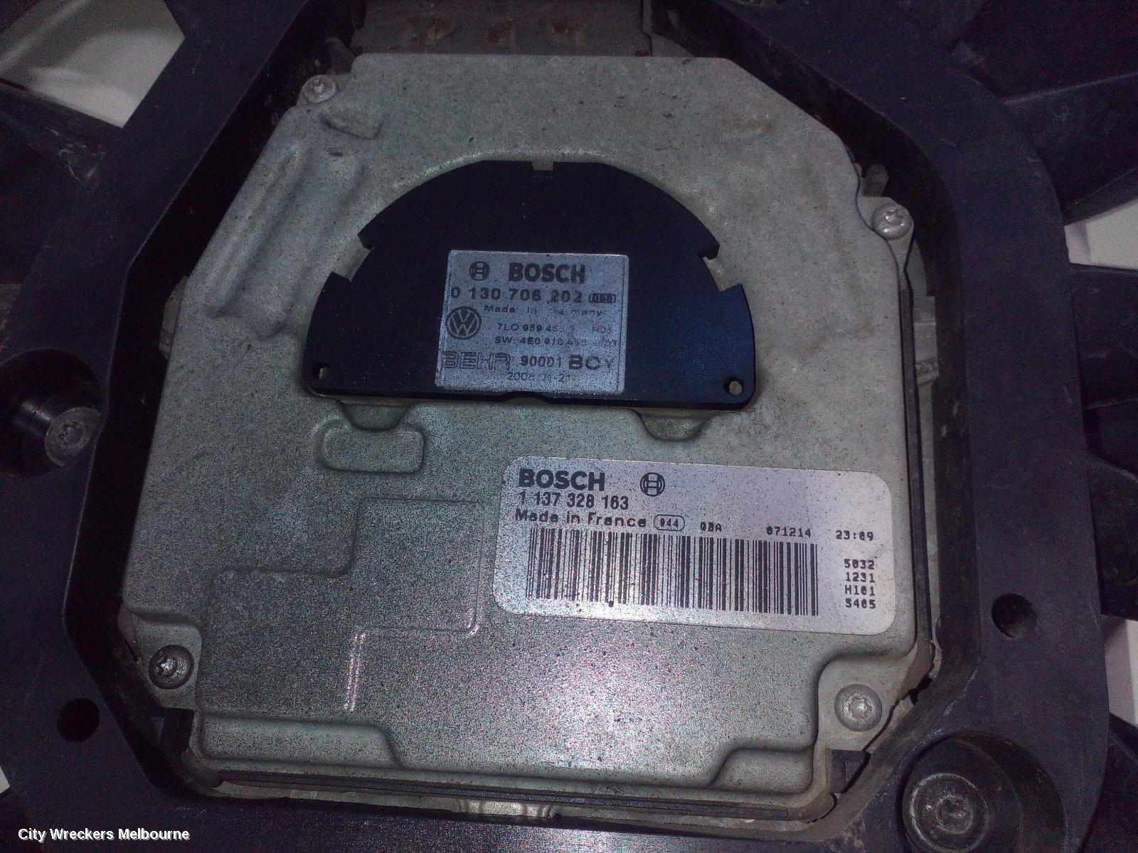 AUDI Q7 FAN, DUAL FAN ASSY, 3.0, DIESEL, 4L, 09/2006 - 08/2015