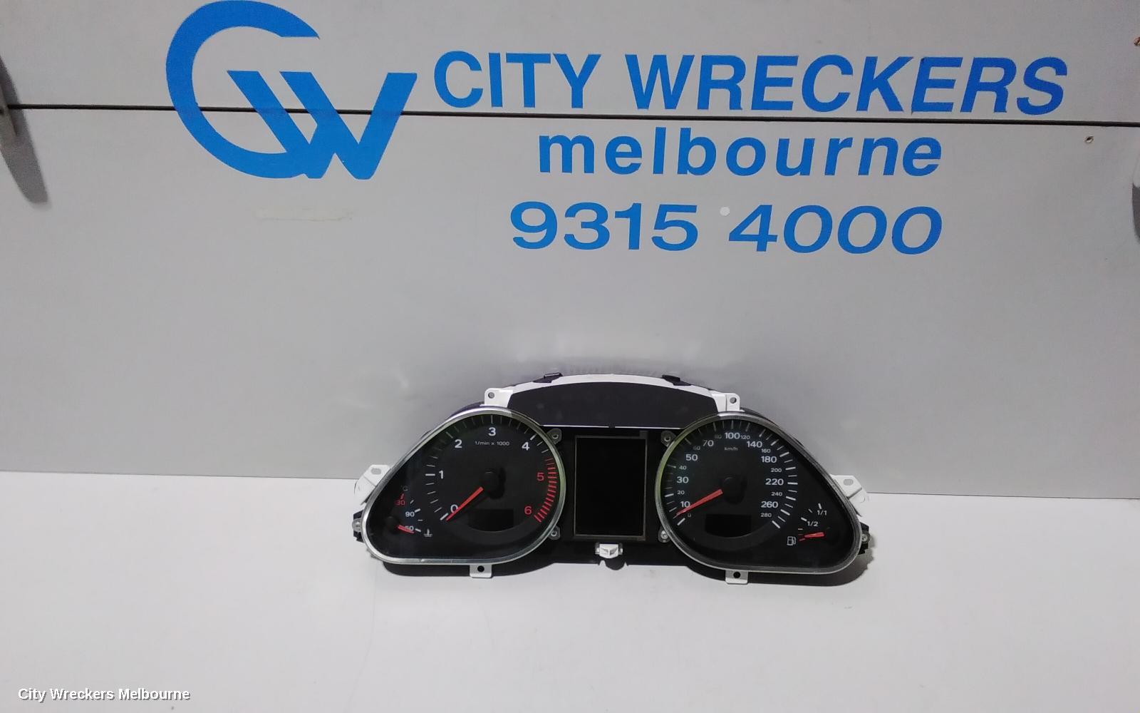 AUDI Q7 INSTRUMENT CLUSTER, 4L, P/N 4L0.920.930H, 09/2006 - 08/2015
