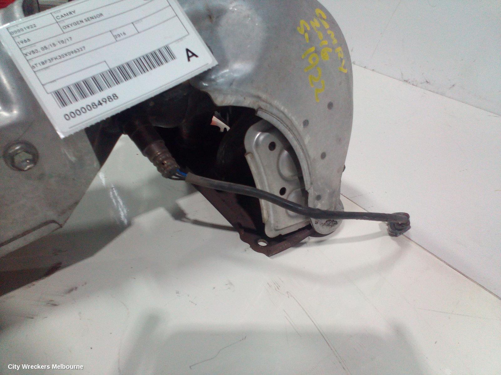 TOYOTA CAMRY OXYGEN SENSOR, XV50, 05/2015 - 10/2017