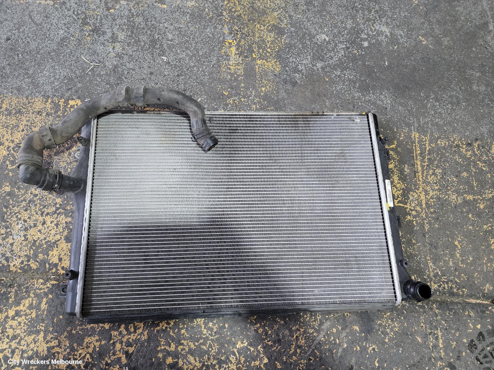 VOLKSWAGEN CADDY RADIATOR, AUTO, 1.6, TURBO DIESEL, 2K, 12/2010 - 11/2015