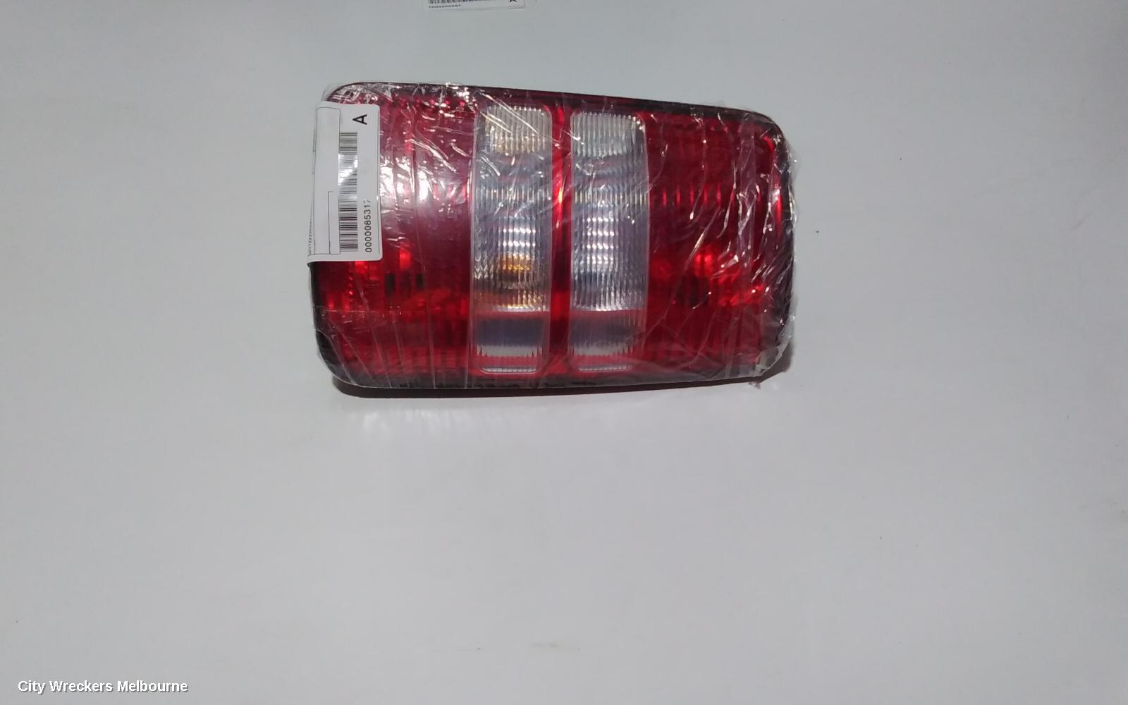 VOLKSWAGEN CADDY RIGHT TAILLIGHT, 2K, 08/2010 - 06/2015