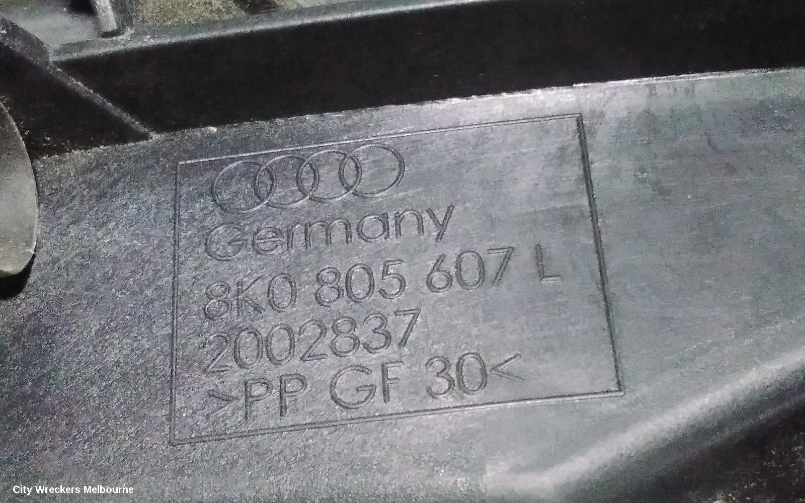 AUDI A4, B8 8K, 04/2008 - 06/2012, 8K0 805 607 L  LH HEADLIGHT BRAKET: 85081