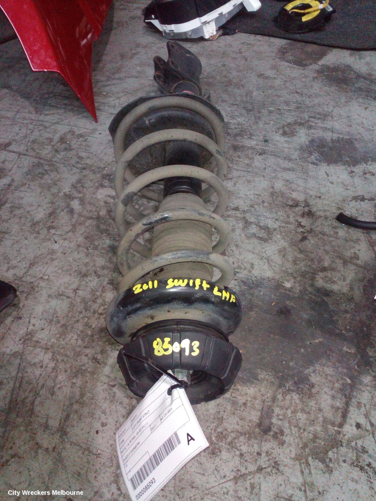SUZUKI SWIFT LEFT FRONT STRUT, RS415, 1.5, PETROL, 09/2004 - 02/2011