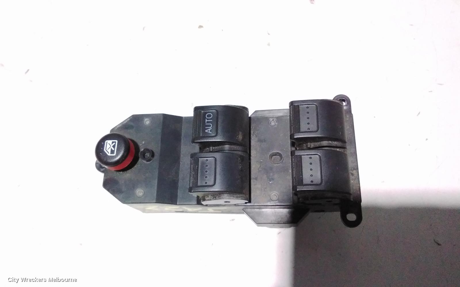 HONDA JAZZ PWR DR WIND SWITCH, RH FRONT (MASTER SWTICH), GE, NON CENTRAL LOCK BUTTON TYPE, 08/2008 - 03/2011