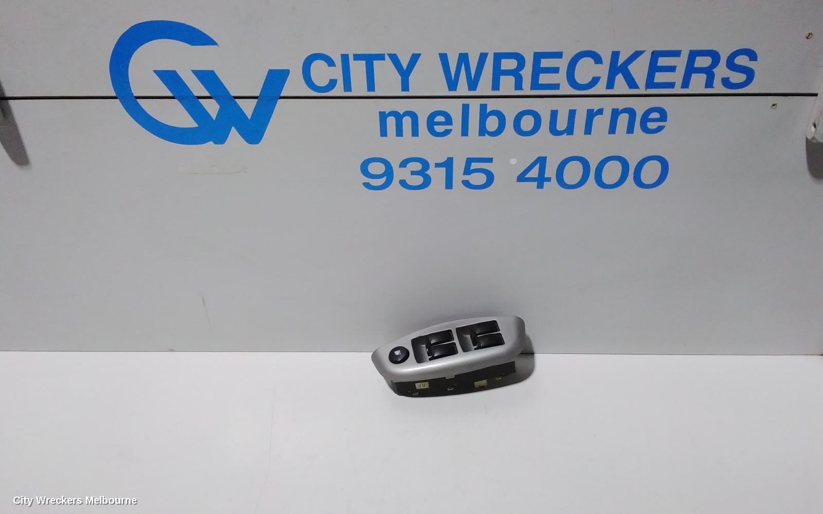 HONDA JAZZ PWR DR WIND SWITCH, RH FRONT (MASTER SWTICH), GE, NON CENTRAL LOCK BUTTON TYPE, 08/2008 - 03/2011