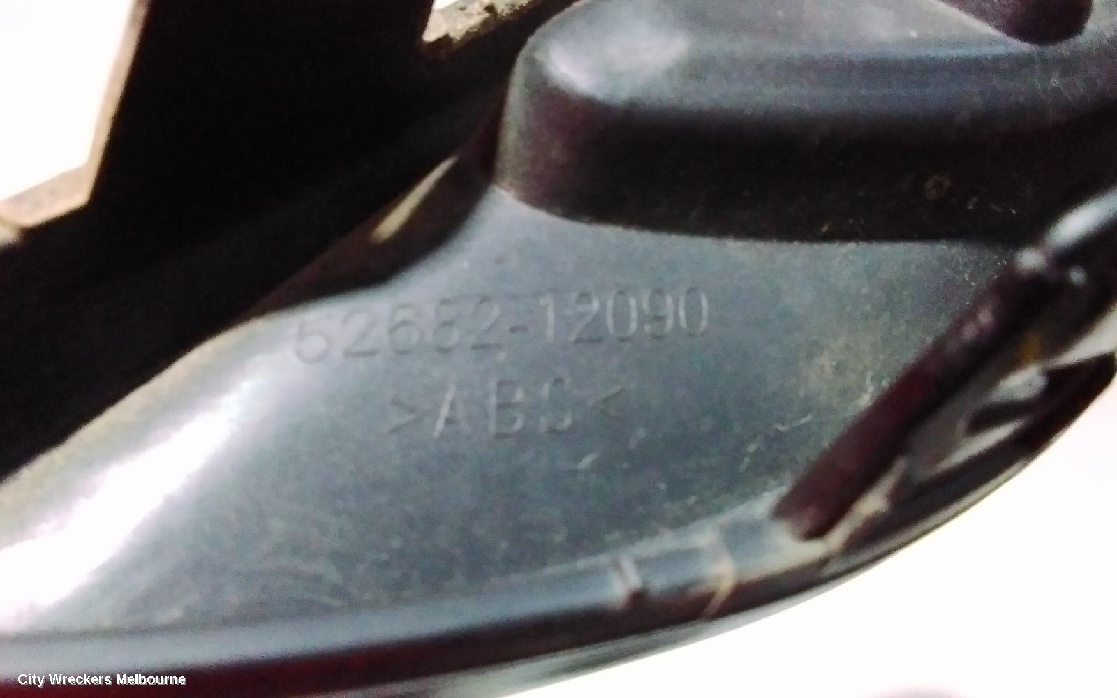 TOYOTA COROLLA LEFT TAILLIGHT, ZRE182R, BUMPER REFLECTOR, HATCH, 10/2012 - 03/2015