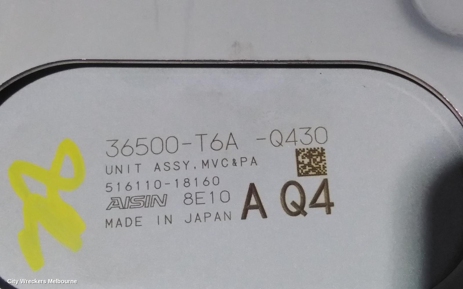 HONDA ODYSSEY, RC1, 02/2014 - 03/2022, 36500-T6A CAMERA MODULE : 85148