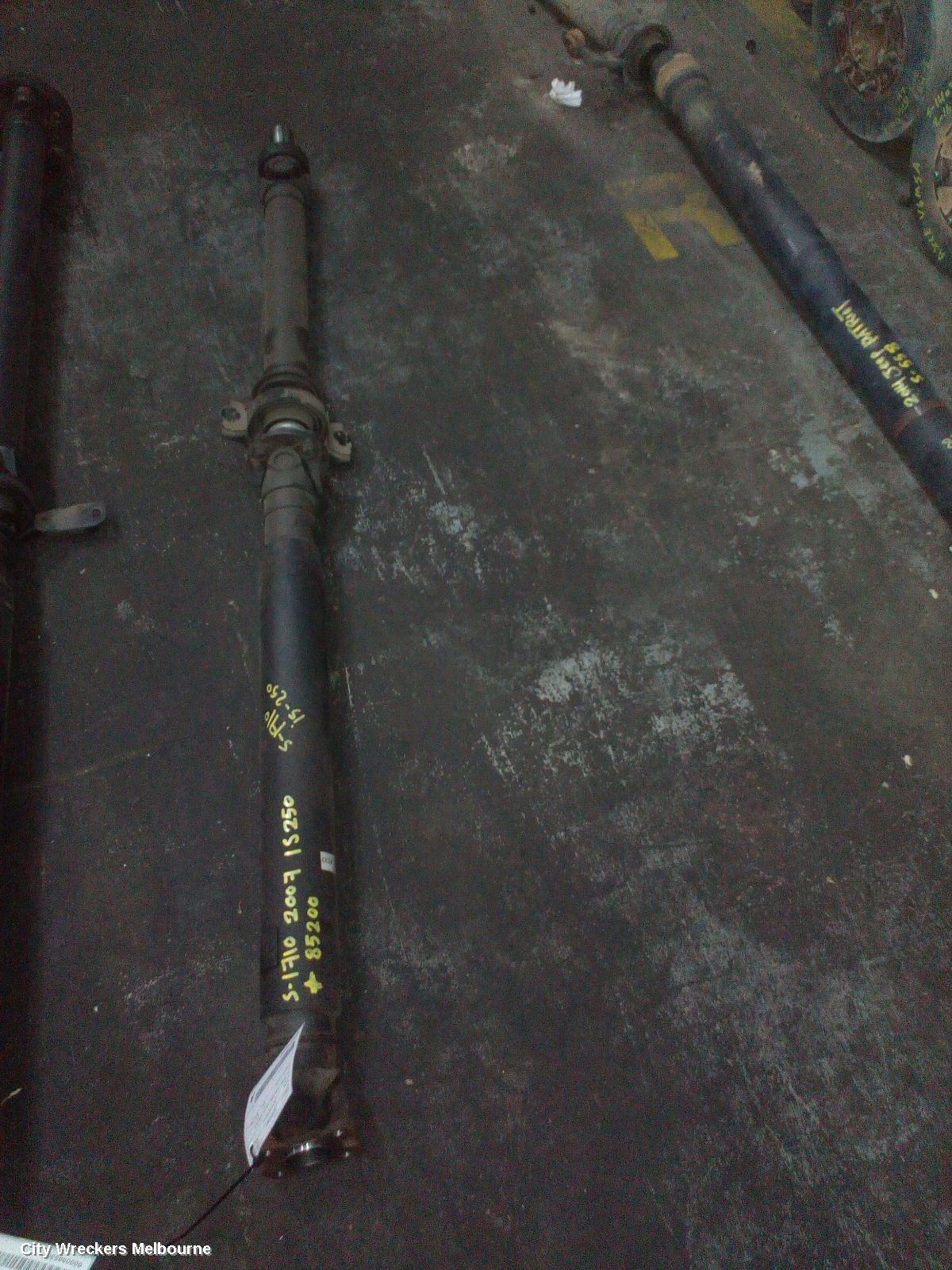 LEXUS IS250/IS250C REAR DRIVE SHAFT, 2.5, PETROL, IS250/IS250C, GSE20R, 11/2005 - 12/2014