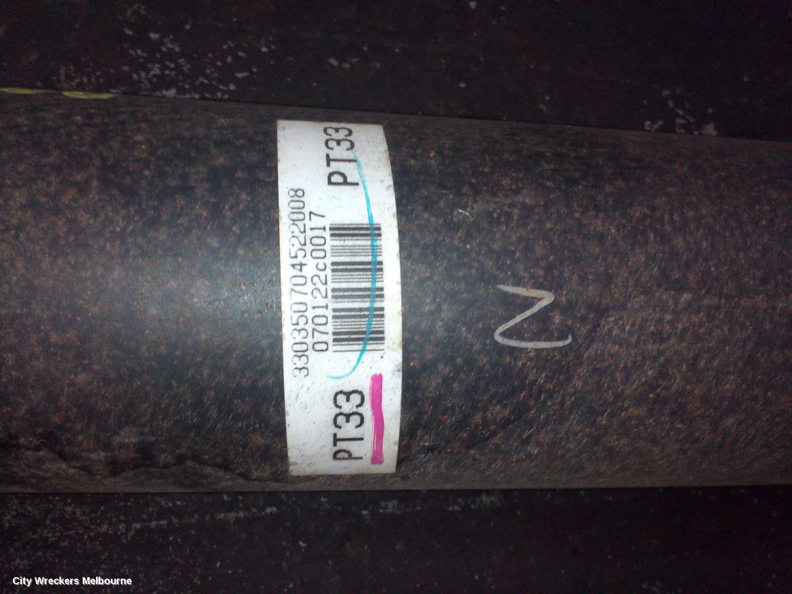 LEXUS IS250/IS250C REAR DRIVE SHAFT, 2.5, PETROL, IS250/IS250C, GSE20R, 11/2005 - 12/2014