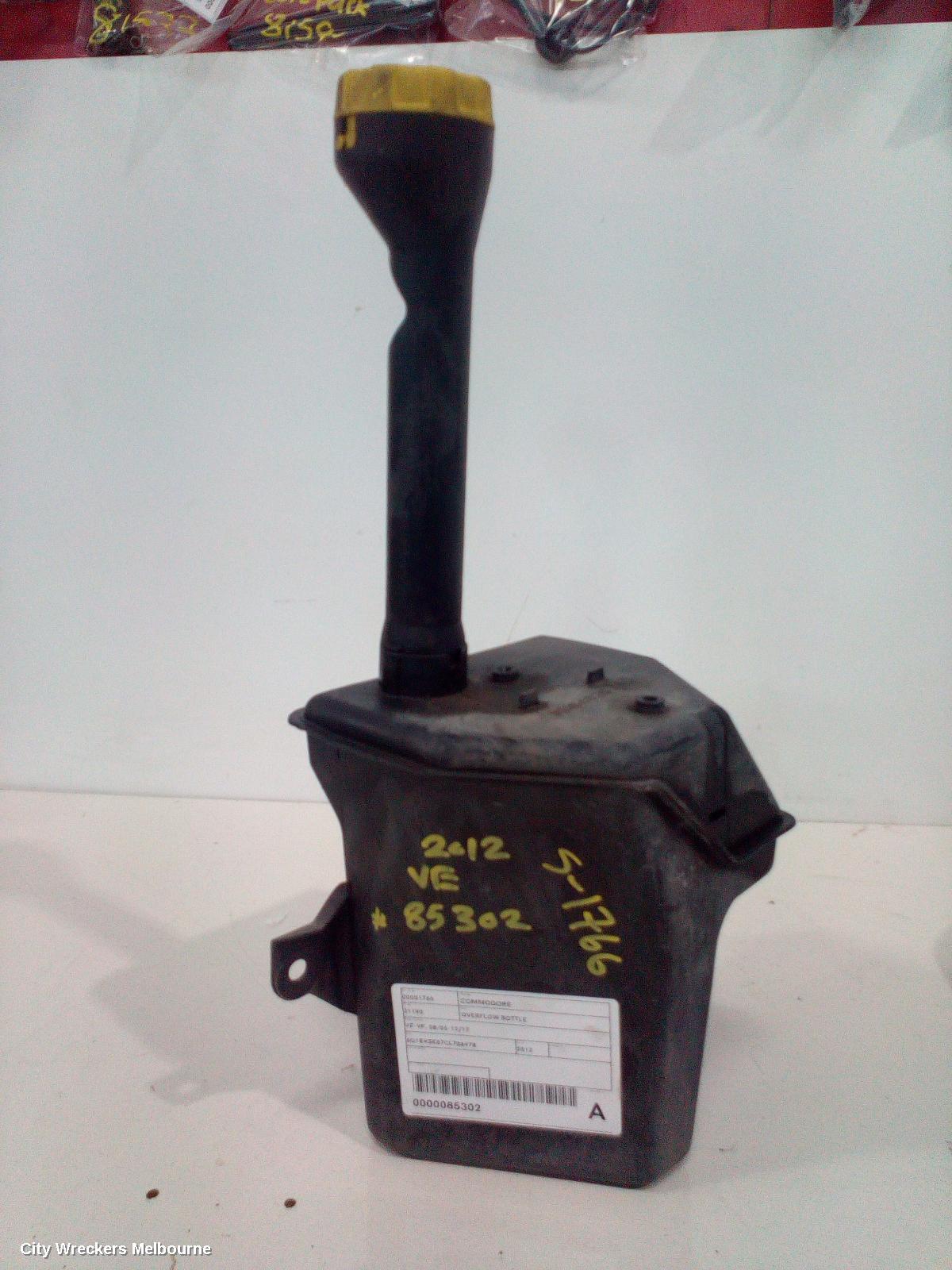 HOLDEN COMMODORE OVERFLOW BOTTLE, VE-VF, 08/2006 - 12/2017