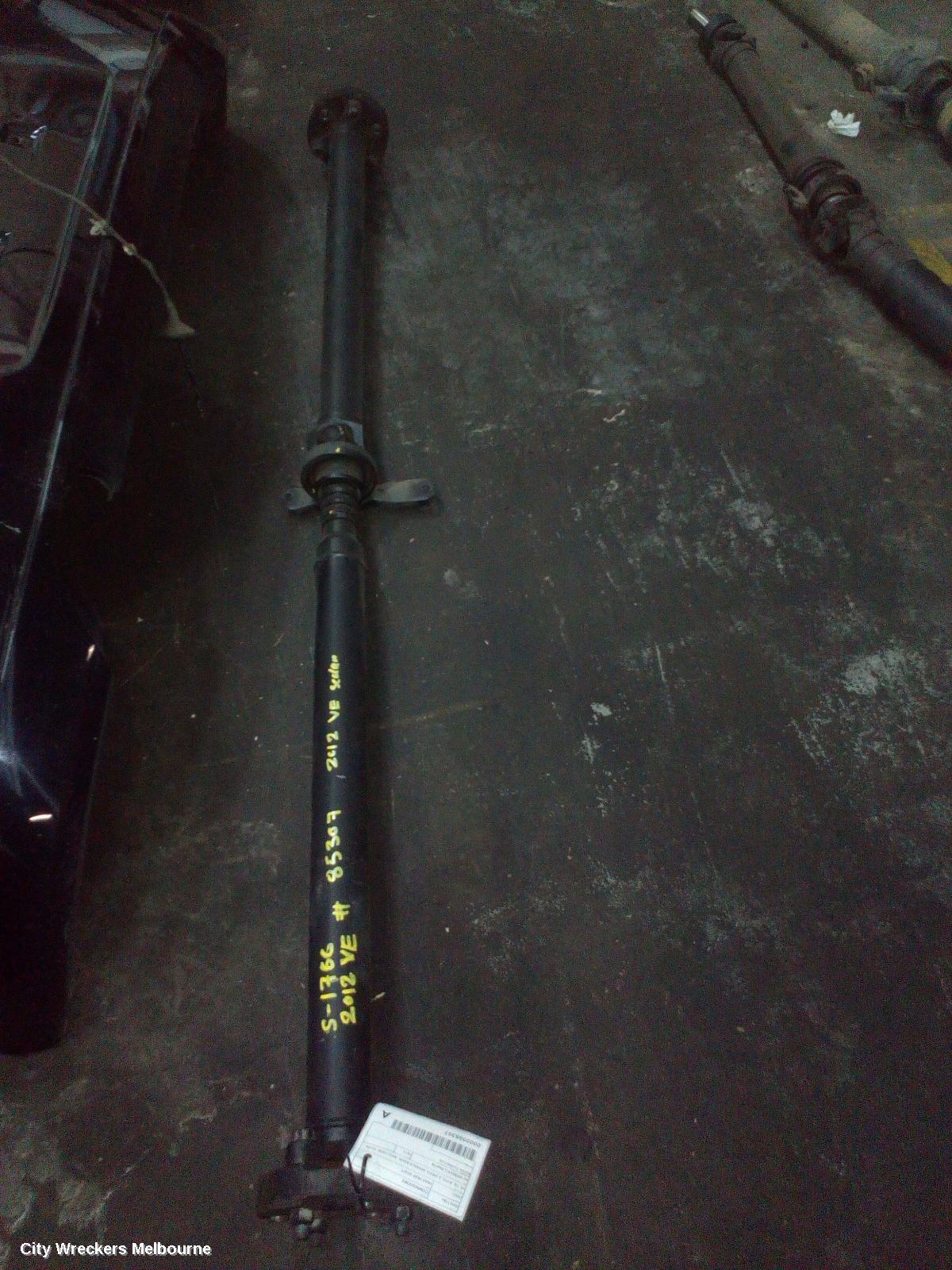 HOLDEN COMMODORE REAR DRIVE SHAFT, VE, V6, AUTO, 6 SPEED, SEDAN/WAGON, AAJ3 CODE, 03/2008 - 04/2013