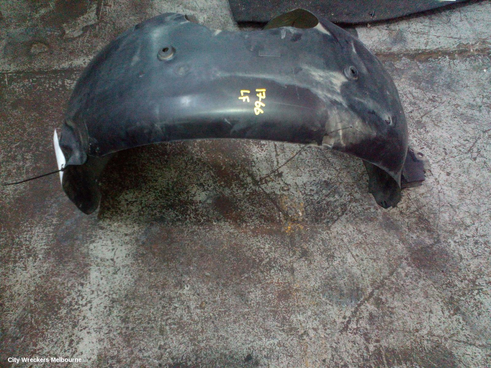 HOLDEN COMMODORE LEFT GUARD LINER, VE, FRONT, 08/2006 - 04/2013