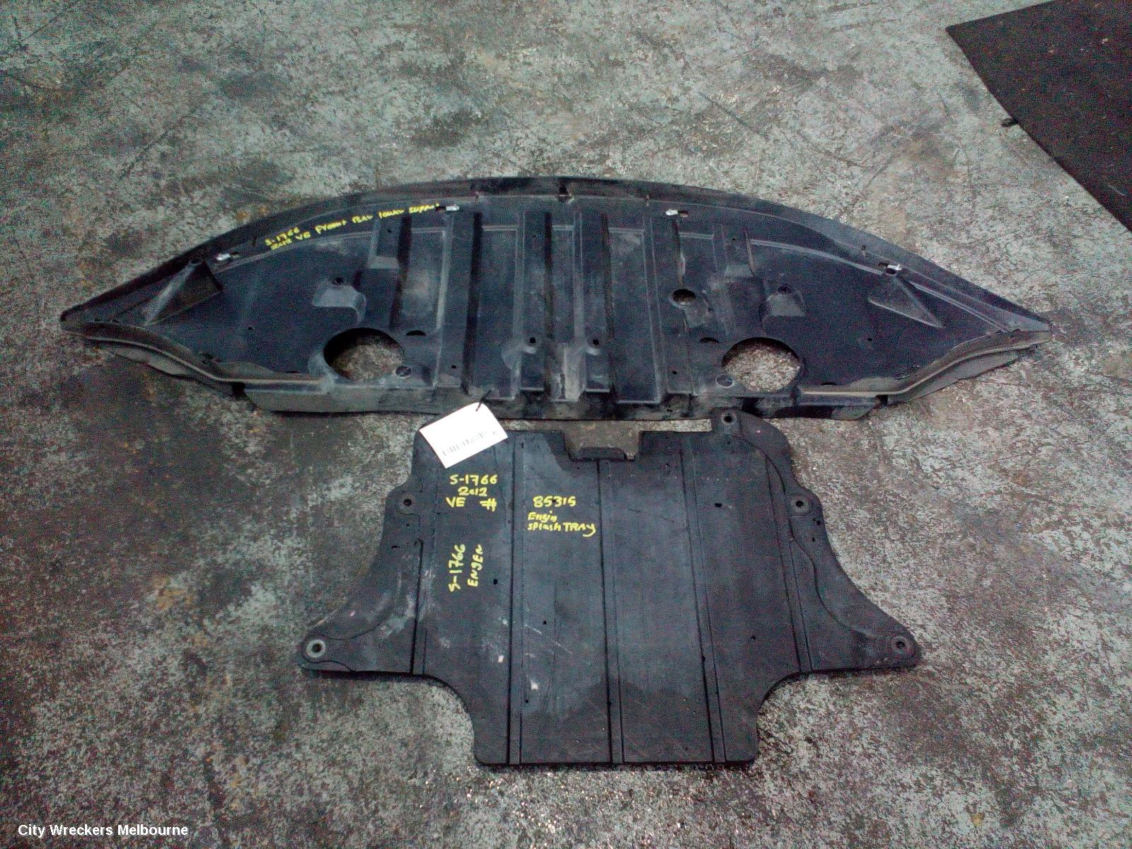 HOLDEN COMMODORE LOWER ENGINE SPLASH TRAY, VE, REAR ENGINE UNDERCOVER, 08/2006 - 05/2013