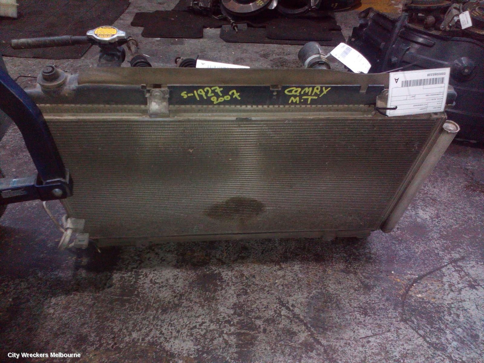 TOYOTA CAMRY RADIATOR, MANUAL, ACV40, 06/2006 - 11/2011