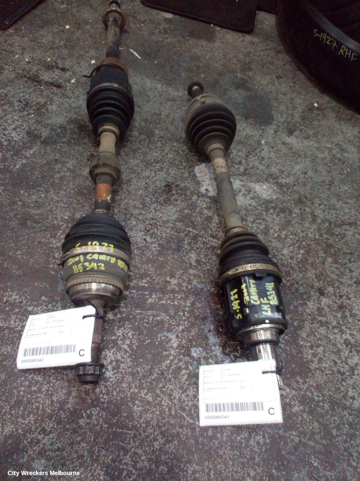 TOYOTA CAMRY RIGHT DRIVESHAFT, MANUAL, 2.4, 2AZ-FE, ACV40, 06/2006 - 11/2011