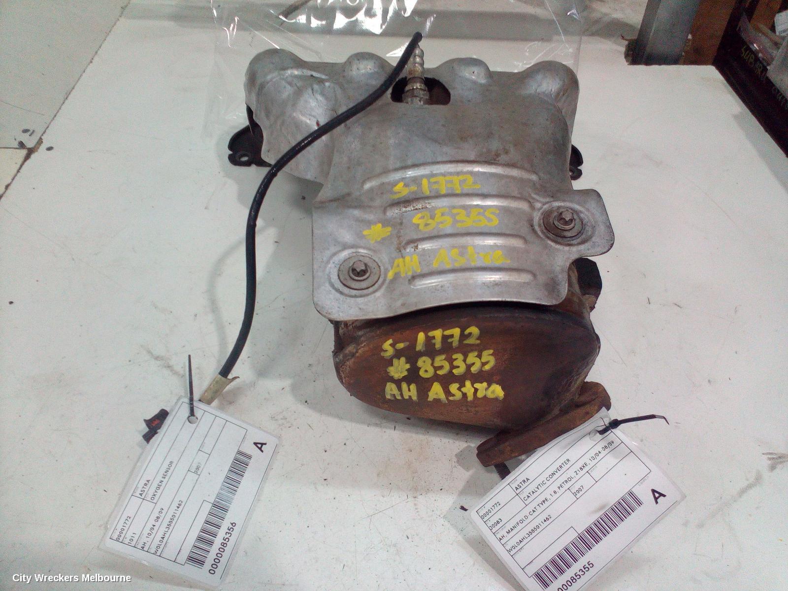 HOLDEN ASTRA OXYGEN SENSOR, AH, 10/2004 - 08/2009