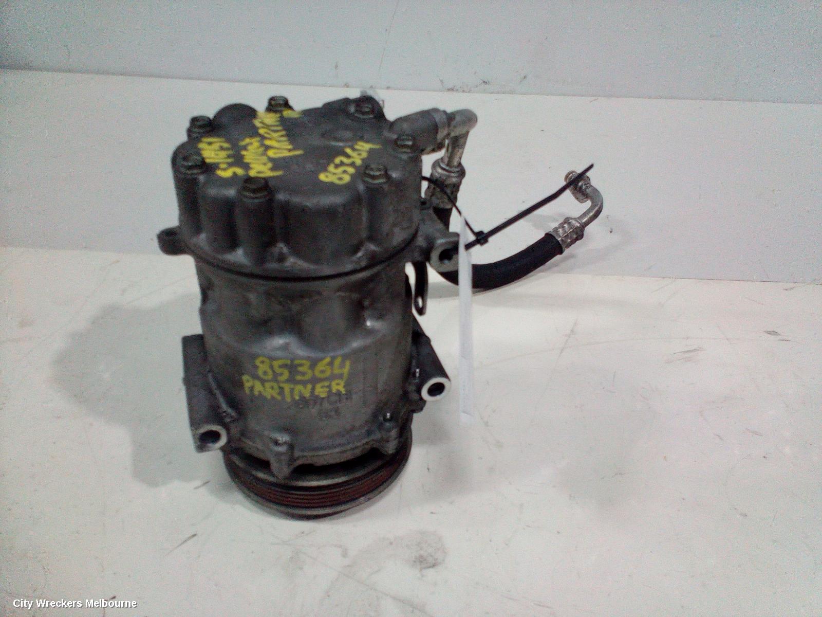 PEUGEOT PARTNER A/C COMPRESSOR, 1.6, 9HF, DIESEL, 09/2008 - 01/2015