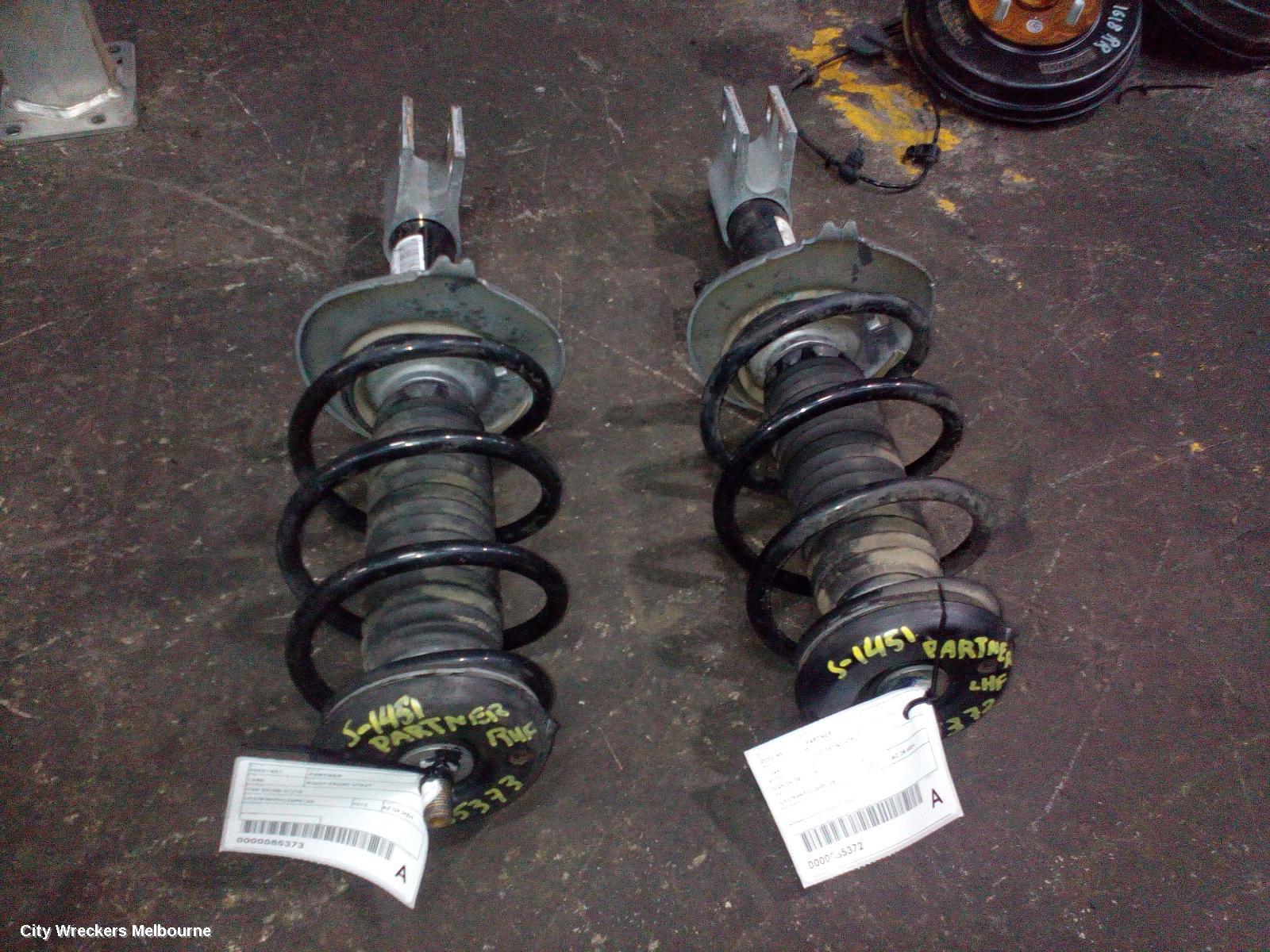 PEUGEOT PARTNER RIGHT FRONT STRUT, VAN 09/2008 - 01/2015