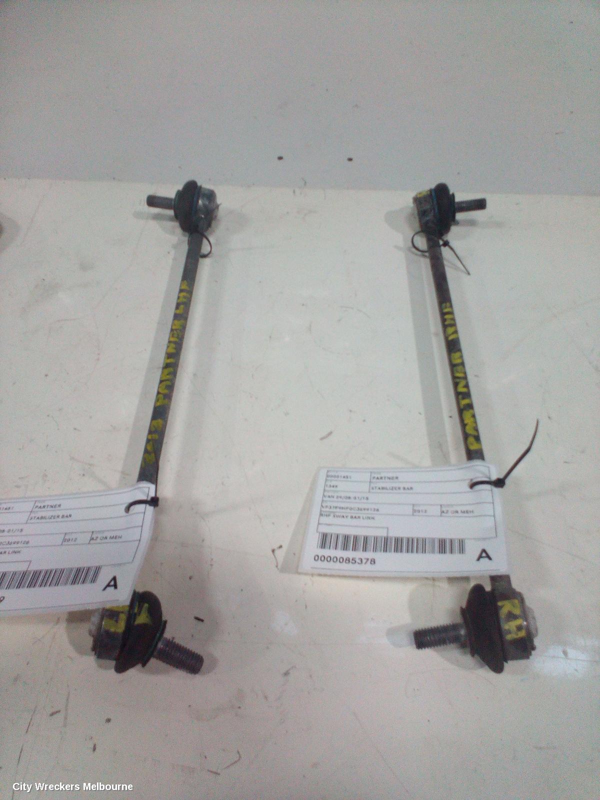 PEUGEOT PARTNER STABILISER BAR, VAN 09/2008 - 01/2015