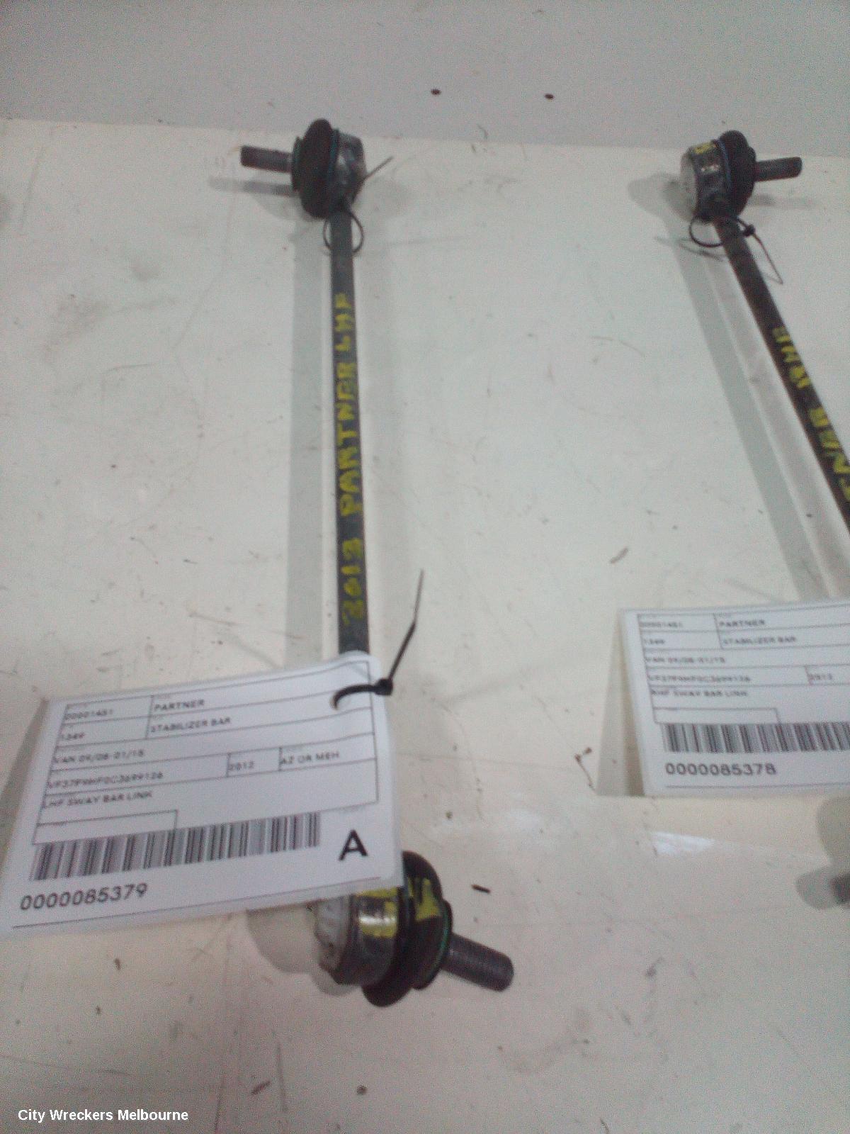 PEUGEOT PARTNER STABILISER BAR, VAN 09/2008 - 01/2015
