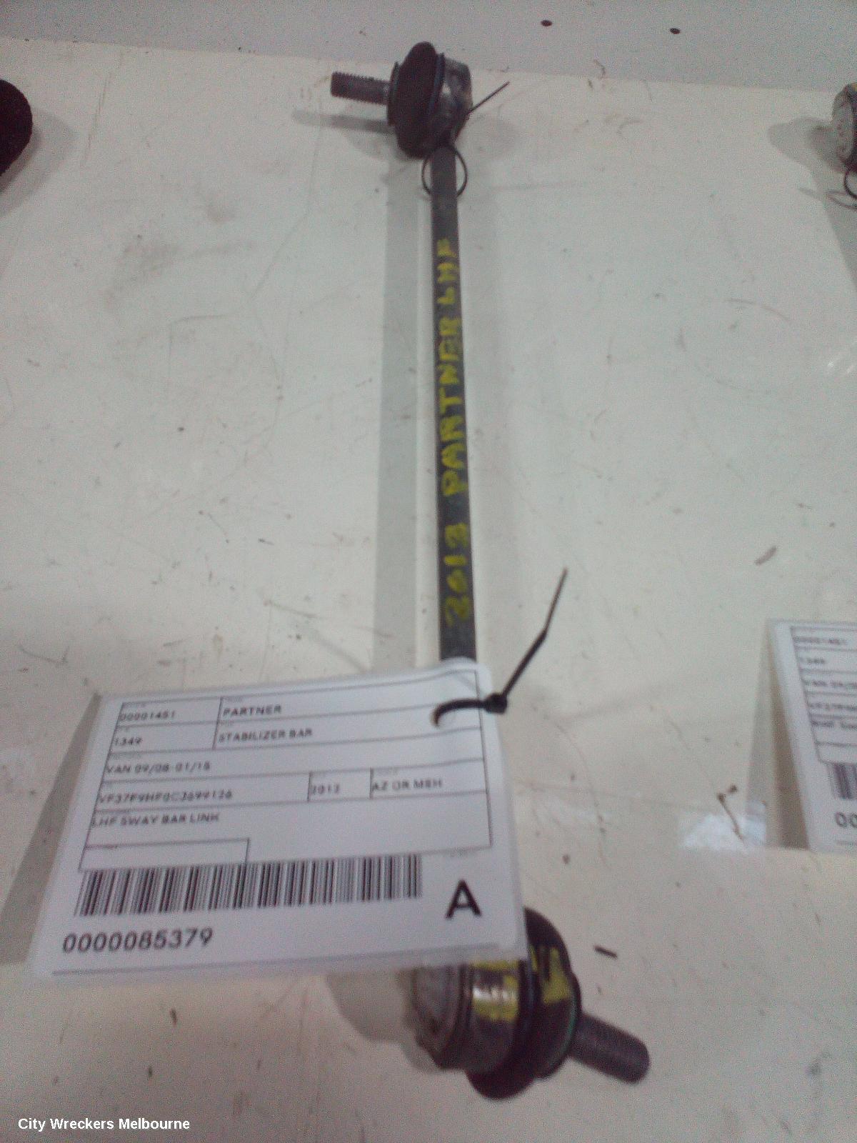 PEUGEOT PARTNER STABILISER BAR, VAN 09/2008 - 01/2015