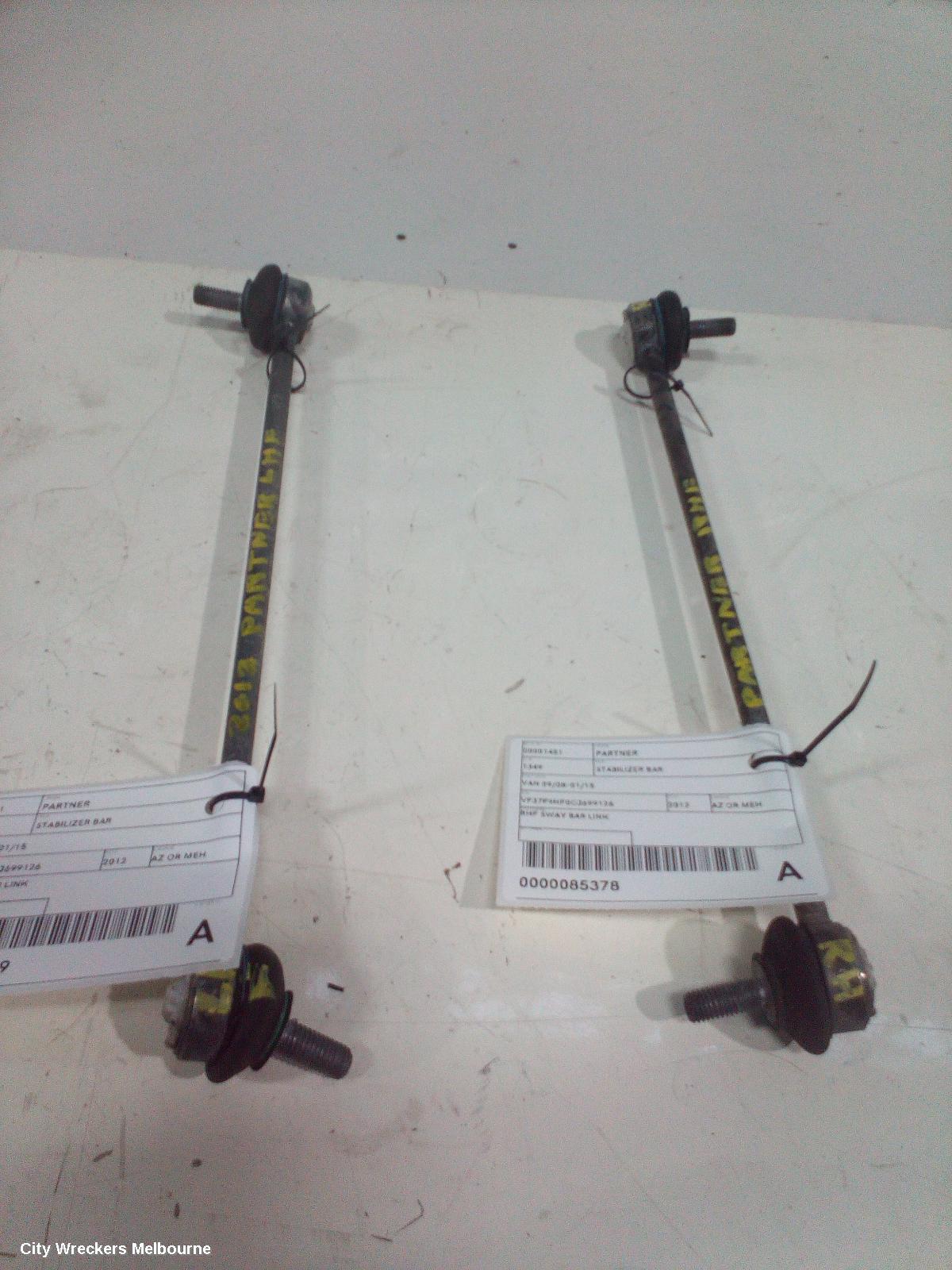 PEUGEOT PARTNER STABILISER BAR, VAN 09/2008 - 01/2015