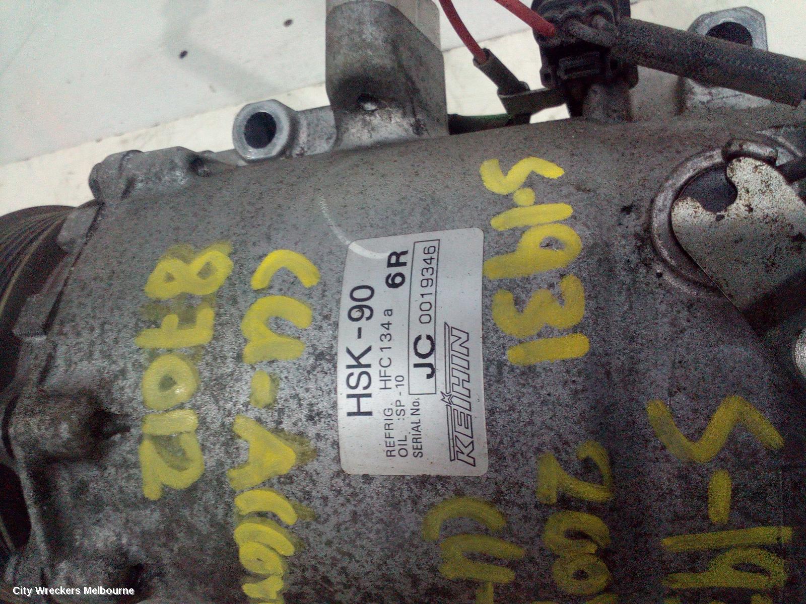 HONDA ACCORD A/C COMPRESSOR, 8TH GEN, EURO (VIN JHMCU), 2.4, 06/2008 - 12/2015